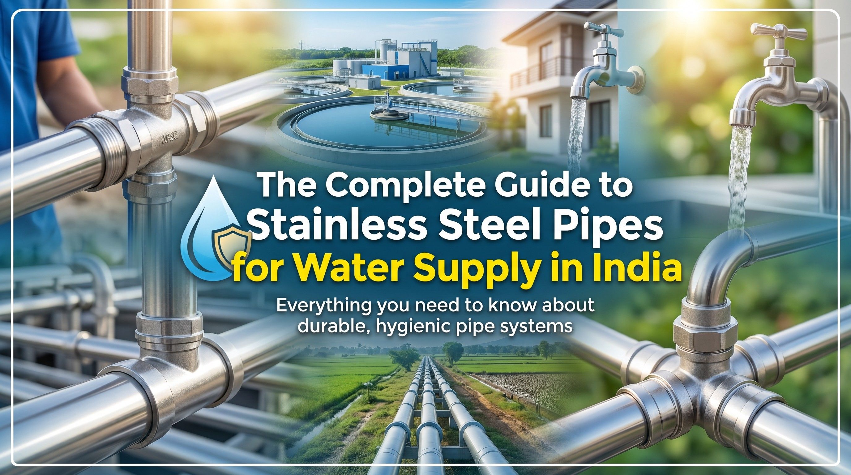 The Complete Guide to Stainless Steel Pipes for Water Supply in India